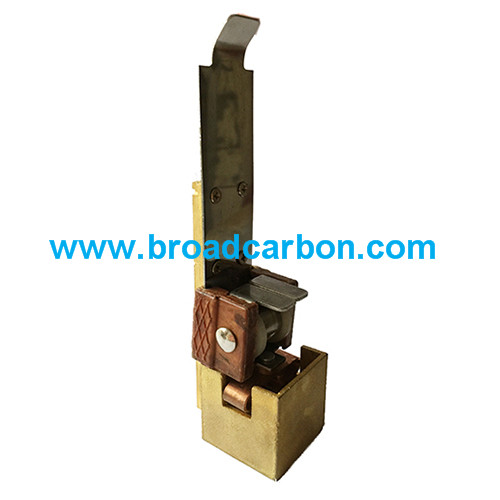 Self-Recoiling Spring Brush Holder
